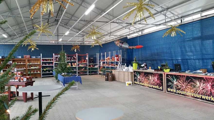 Souman Vuurwerk Showroom in Hattem nabij Zwolle